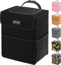 HOTOR Car Trash Can - Leak-Proof Car Organizer and Storage Bag for The Back/Front/Console of Any Cars,Sedans, SUVs &amp; Trucks Easy-to-Install Car Accessory Interior