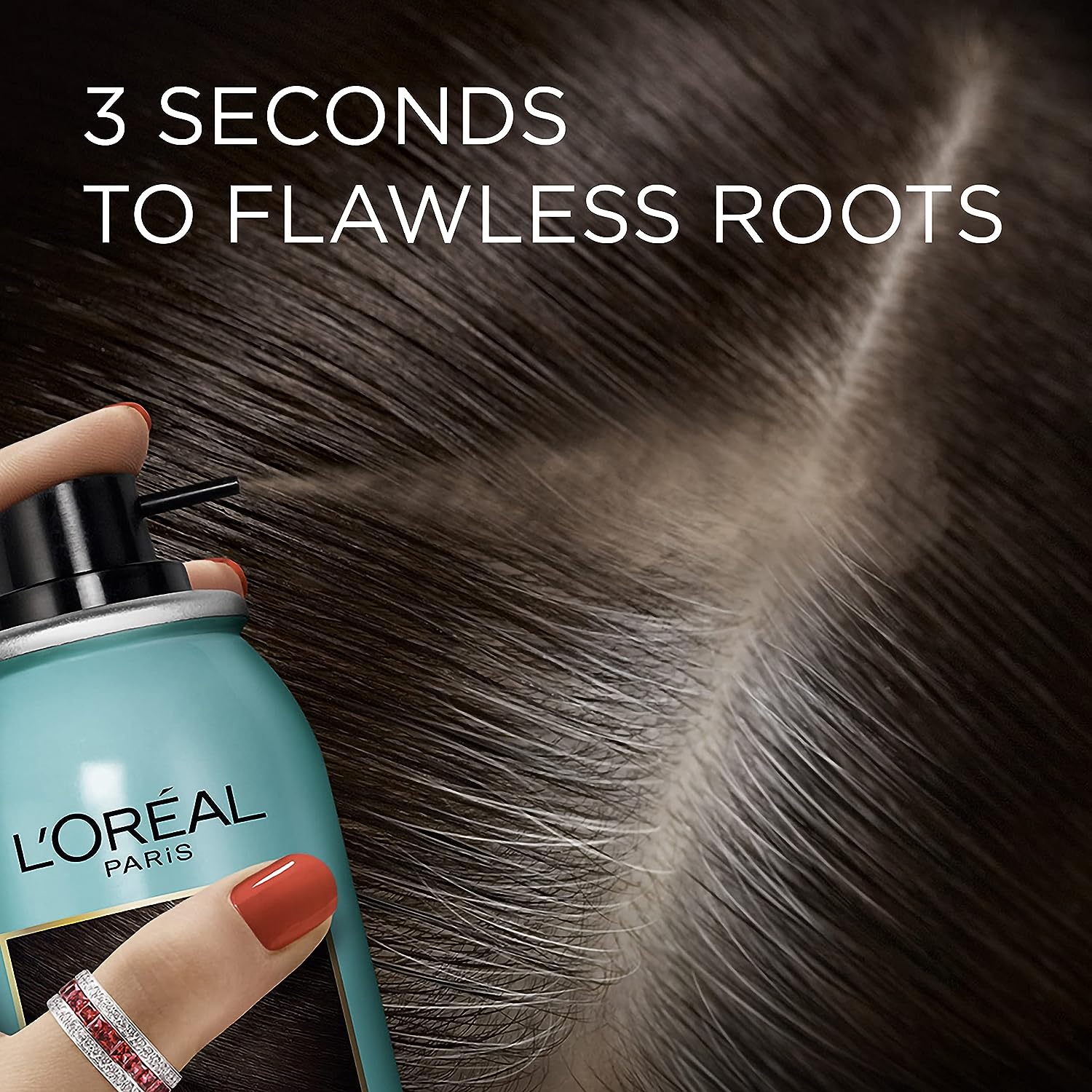 L'Oreal Paris Magic Root Cover Up Gray Concealer Spray Red 2 oz.(Packaging May Vary)
