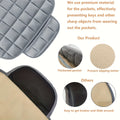 1pc Car Seat Cushion, Non-Slip Rubber Bottom With StoraPouch, Premium Comfort Memory Foam, Driver Seat Back Seat Cushion, Car Seat Pad Universal