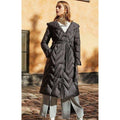 gorgeous hooded white duck jacket