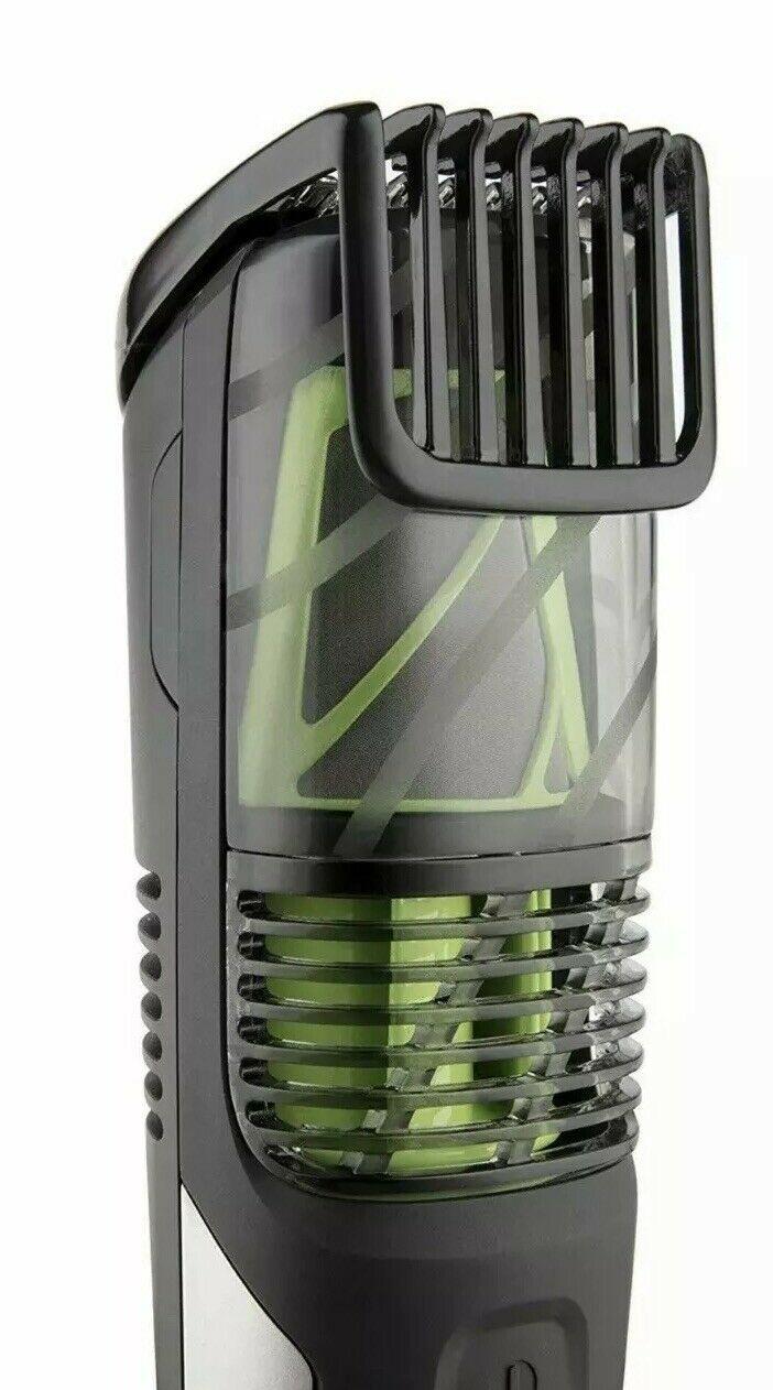 MB6850 Vacuum Stubble and Beard Trimmer, Lithium Power and Adjustable