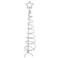 7? LED White Spiral Rope Light Tree with Star Tree Topper