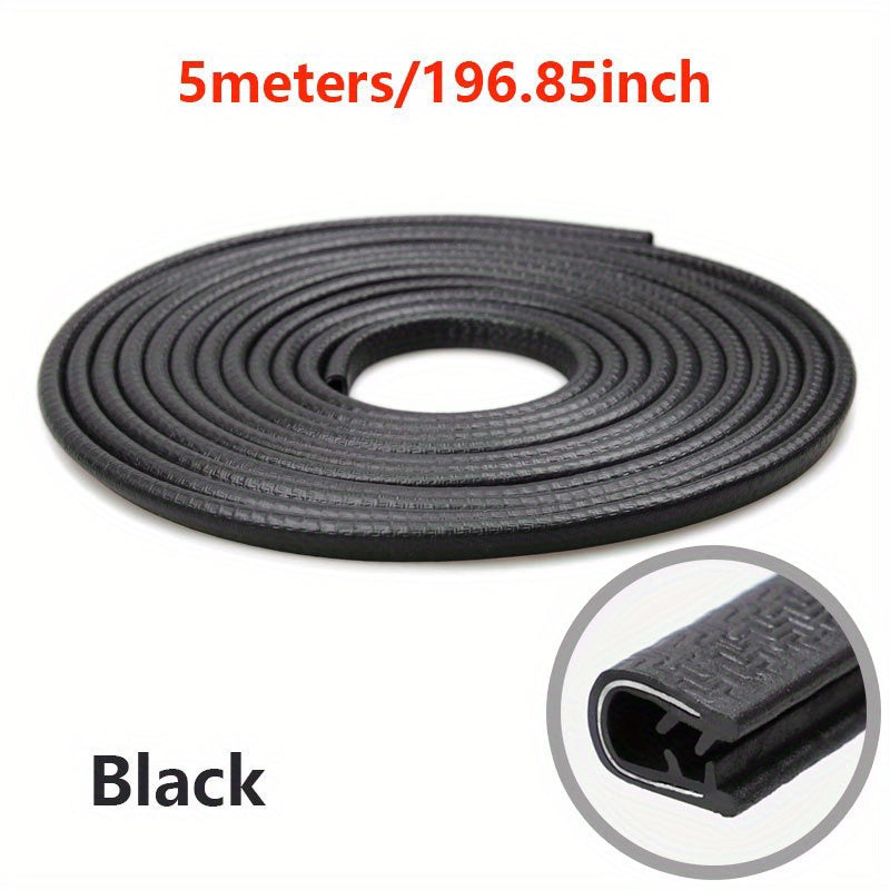 Car Door Protector Decoration Strip, Universal Auto Door EdBumper Protector Stickers Anti-Scratch Car Styling Moulding Strip