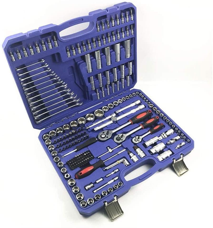 HAND TOOLS Repairing Tool Socket Wrench Tool Set Auto Repair Mixed Tool Combination Ratchet Torque Wrench Tools Kit Auto Repairing Tool Sets Household Universal Hand Tools Automatic Machine wrenches s