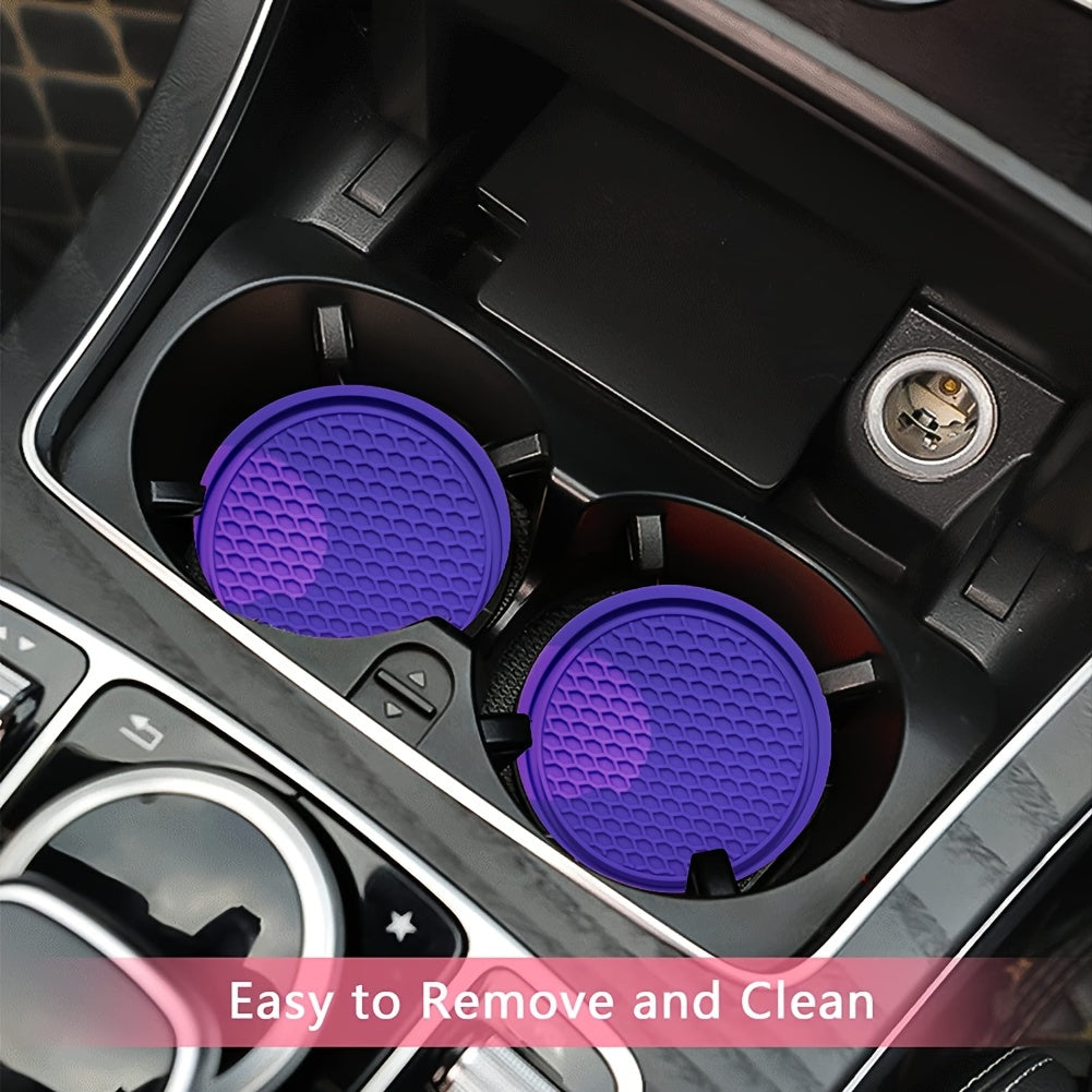 Upgrade Your Car's Interior With 4pcs ZukMi Car Cup Coaster - Anti-Slip &amp; Universal Vehicle Accessories