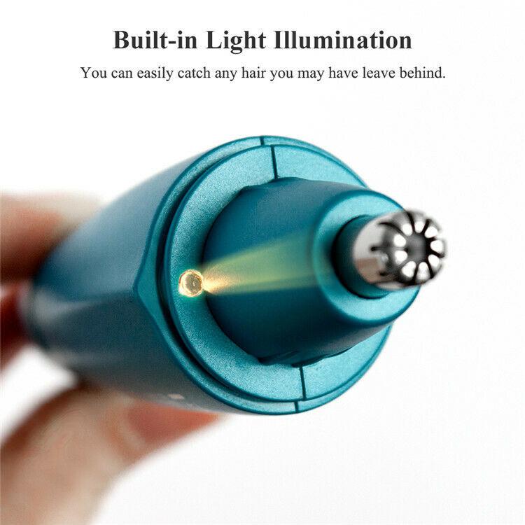 Nose Ear Hair Trimmer Electronic  Steel Eyebrow Side Men's Burn Bear