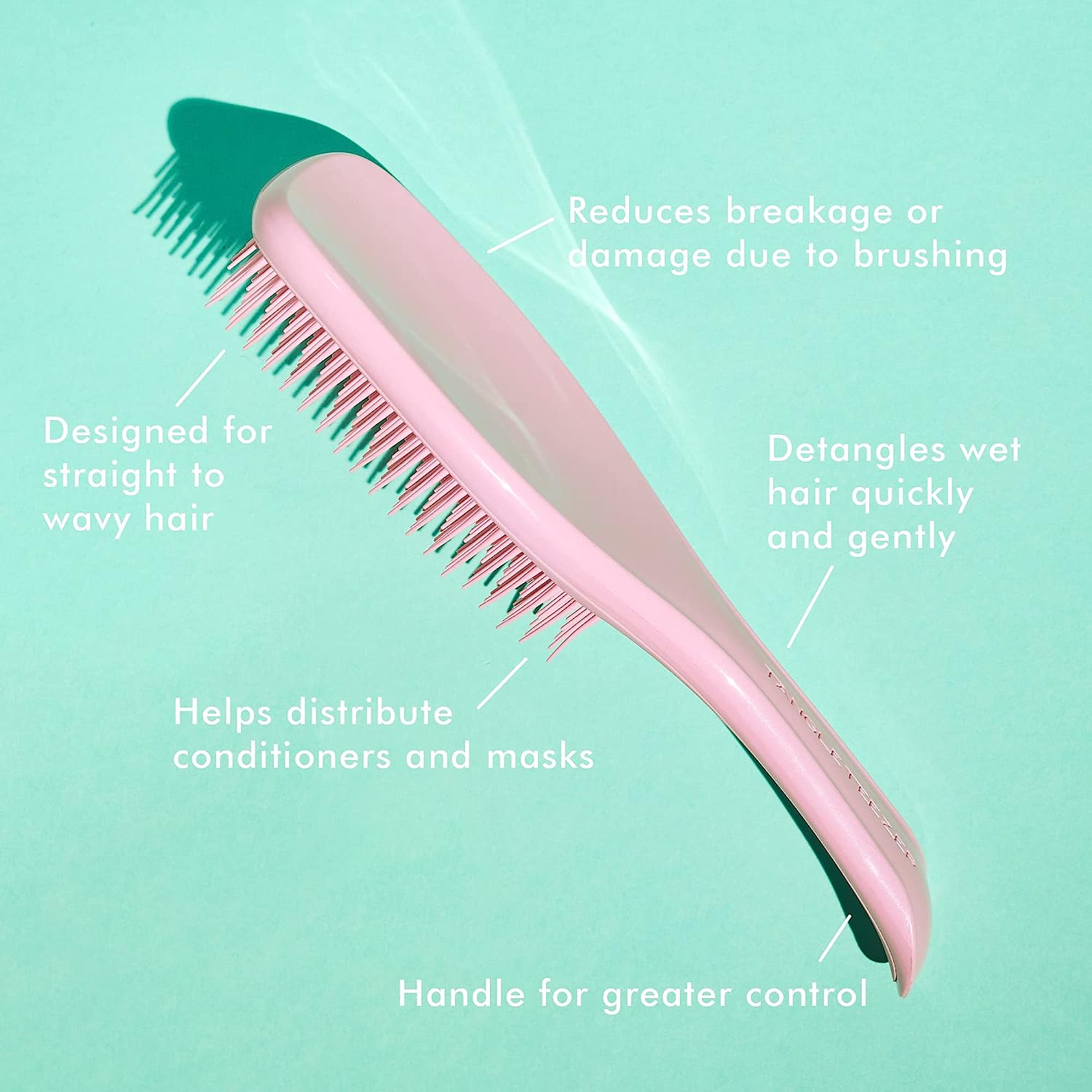 Tangle Teezer The Ultimate Detangling Brush, Dry and Wet Hair Brush Detangler for All Hair Types, Millennial Pink