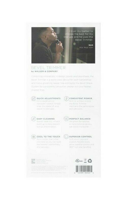 Bevel Beard Trimmer, Limited Black Edition, Beard Care for Men, Cordless