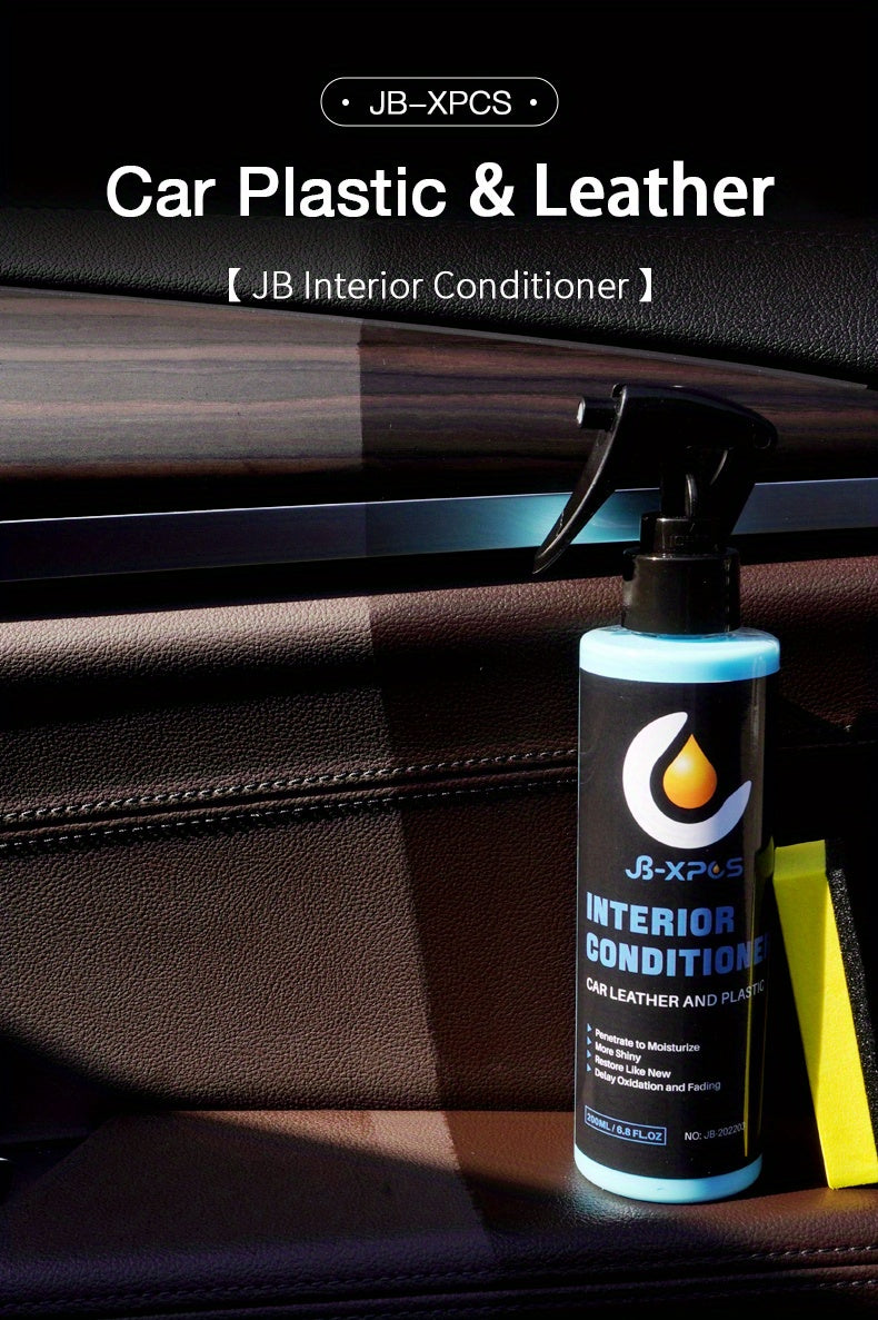 1pc Car Interior Coating Plastic Leather Polish Refinisher