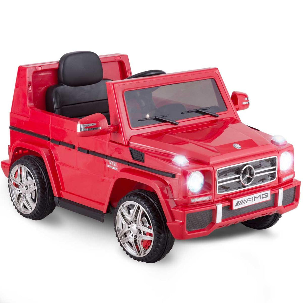 12V Electric Kids Ride On Car Mercedes Benz G65 Licensed Toy W/ RC &amp; Light Red