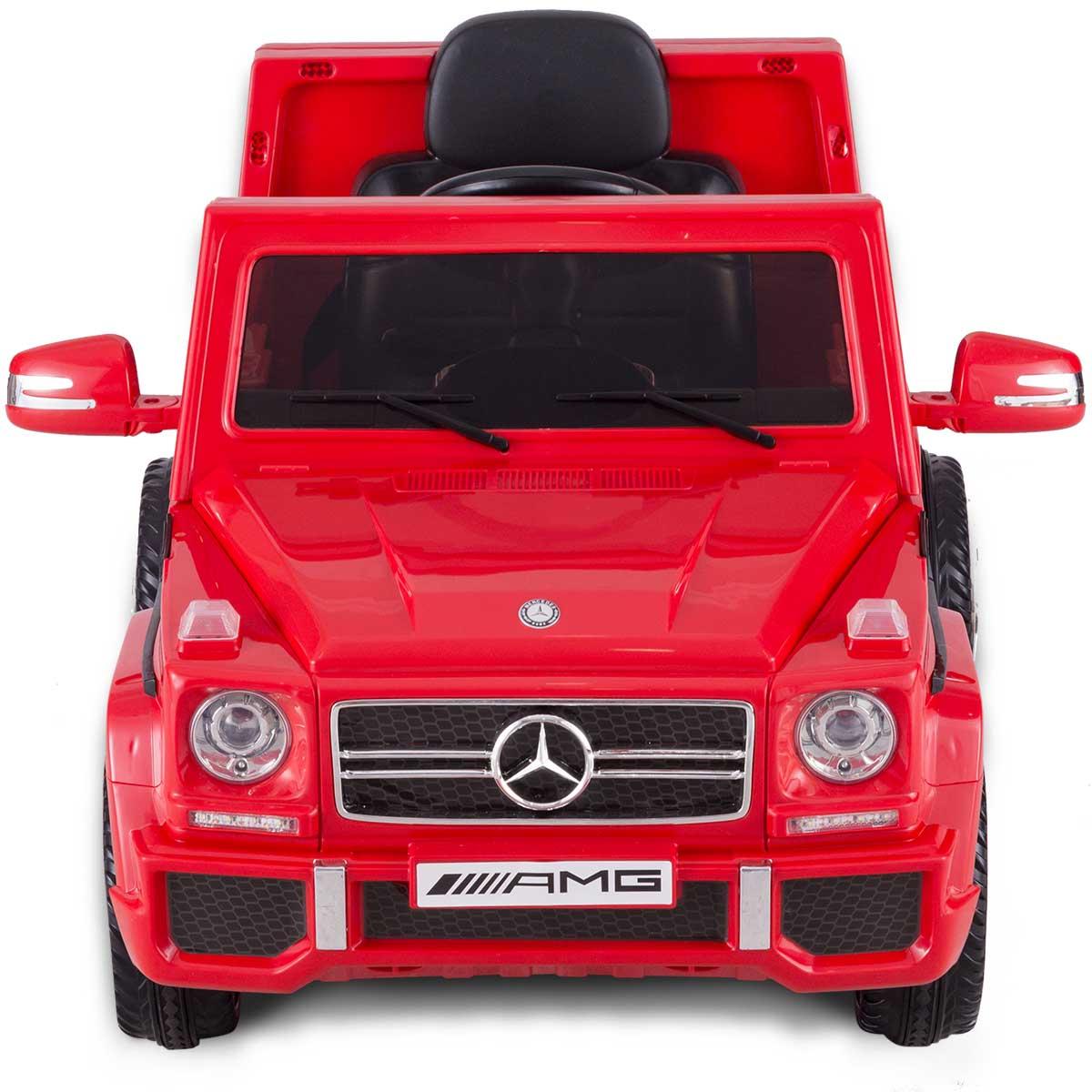 12V Electric Kids Ride On Car Mercedes Benz G65 Licensed Toy W/ RC &amp; Light Red