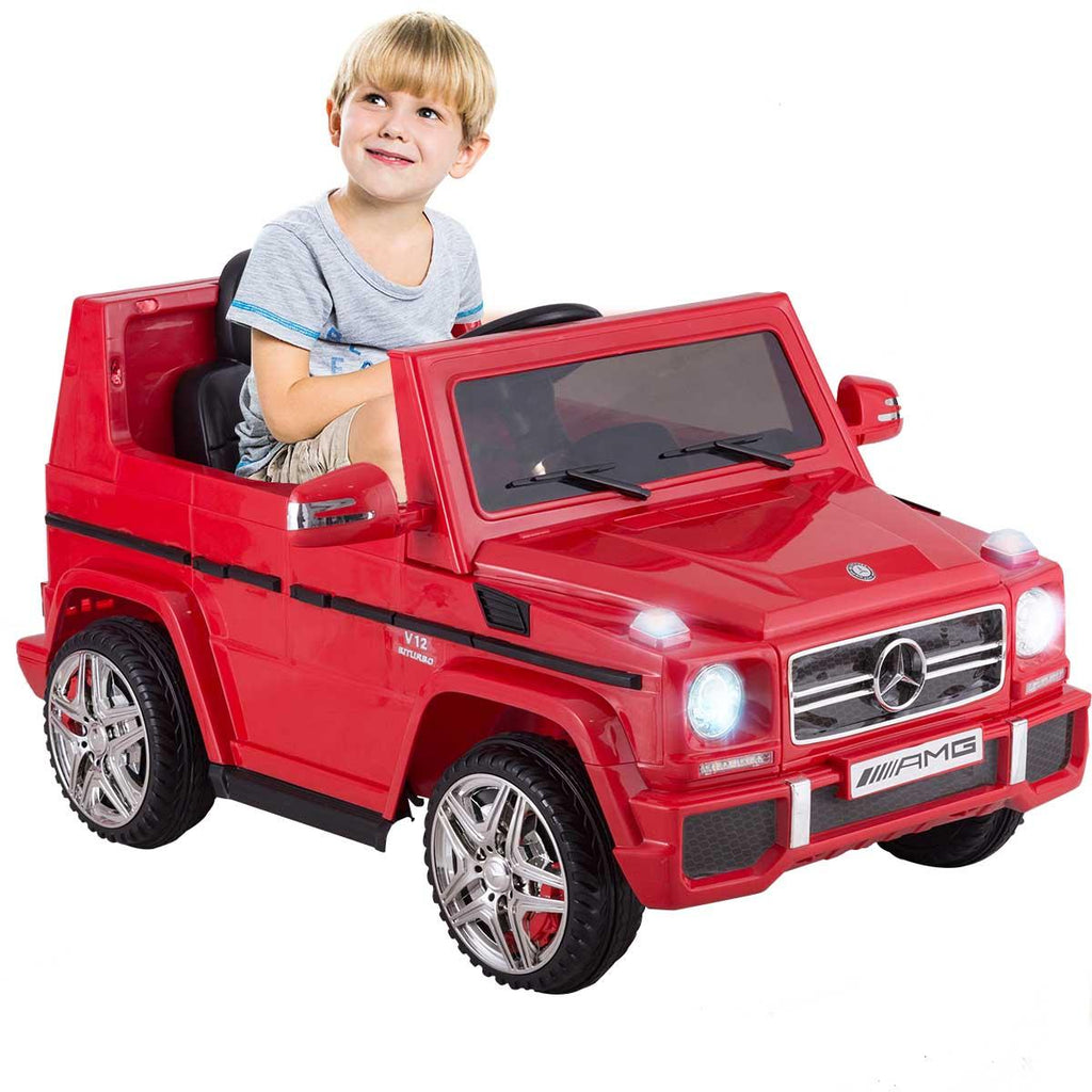12V Electric Kids Ride On Car Mercedes Benz G65 Licensed Toy W/ RC &amp; Light Red