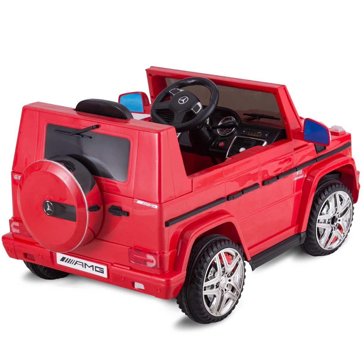 12V Electric Kids Ride On Car Mercedes Benz G65 Licensed Toy W/ RC &amp; Light Red