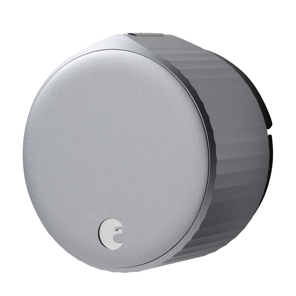 Wi-Fi Smart Lock Silver Single Cylinder Deadbolt