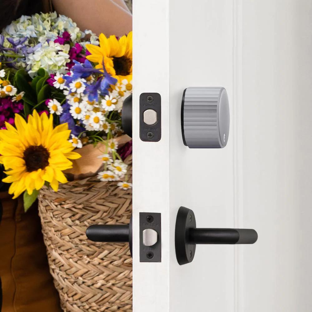 Wi-Fi Smart Lock Silver Single Cylinder Deadbolt