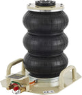 Mophorn Triple Bag Air Jack 3 Ton Pneumatic Car Jack 6600lbs Heavy Duty Air Jack Lifting Height Up to 16 Inch Adjustable