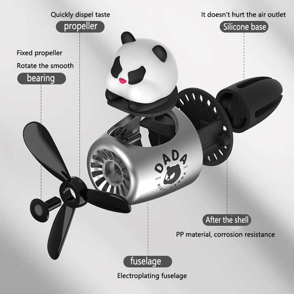 Cacacece Panda Pilot Car Air Fresheners Automotive Creative Car Perfume Fragrance