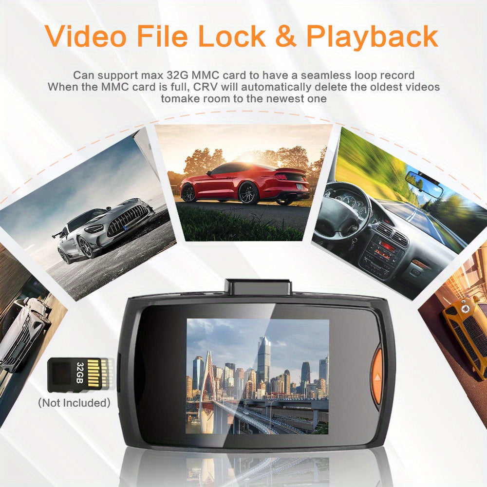 Full HD 1080P Car DVR Recorder With 140° Wide Angle View - Capture Every Moment While You Drive!