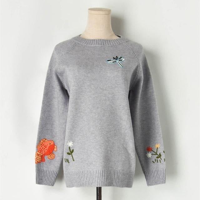 knitted pullover