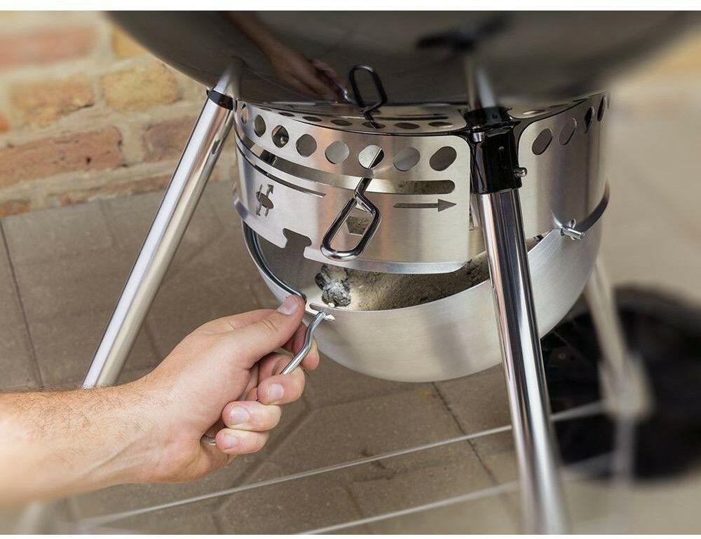 22 in. Original Kettle Premium Charcoal Grill GREEN -In Thermometer
