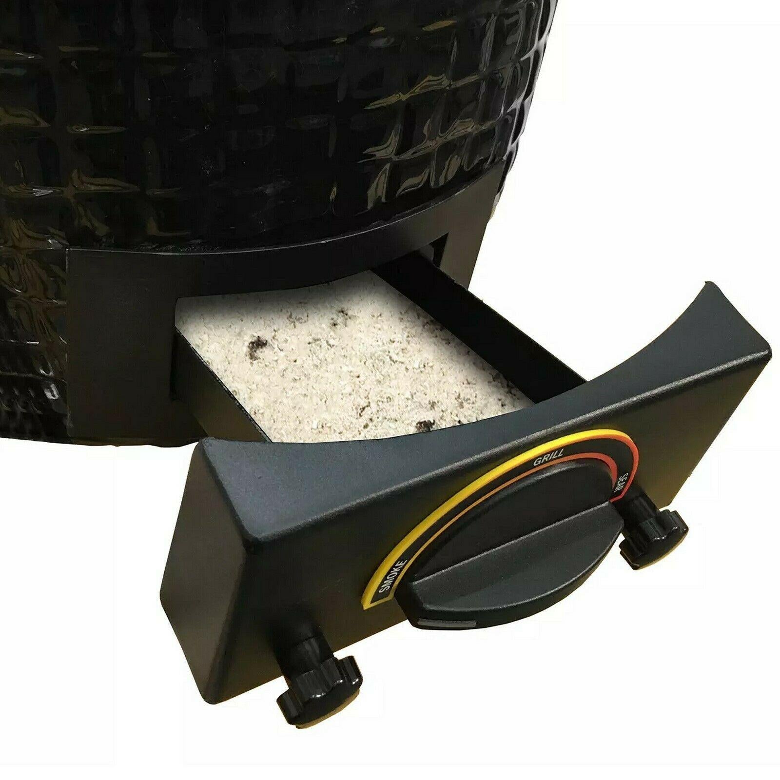 Kamado Grill Ceramic Smoker  Steel Grate
