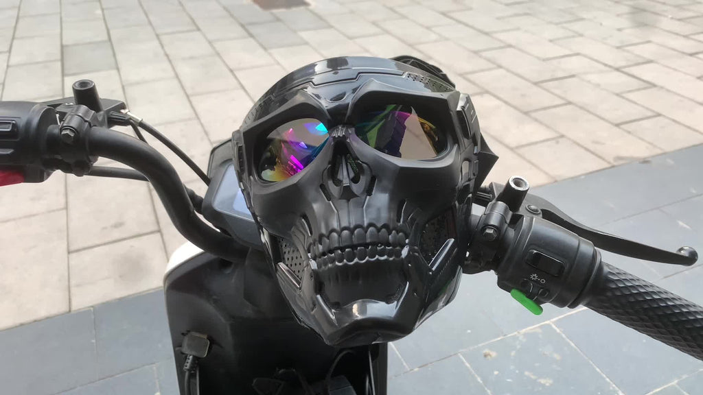 Skull Mask, Tactical Full Face Protection Outdoor Cycling Windproof Goggles, Sports &amp; Outdoor Supplies Cross-country Motorcycle Goggles Sports Riding