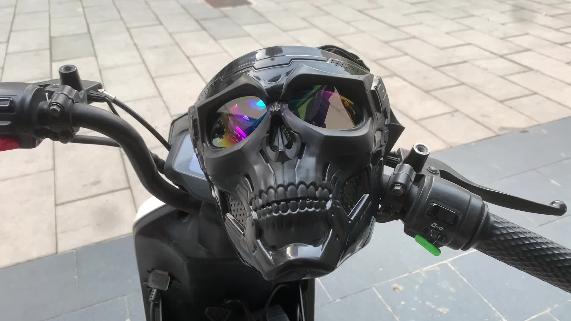 Skull Mask, Tactical Full Face Protection Outdoor Cycling Windproof Goggles, Sports &amp; Outdoor Supplies Cross-country Motorcycle Goggles Sports Riding