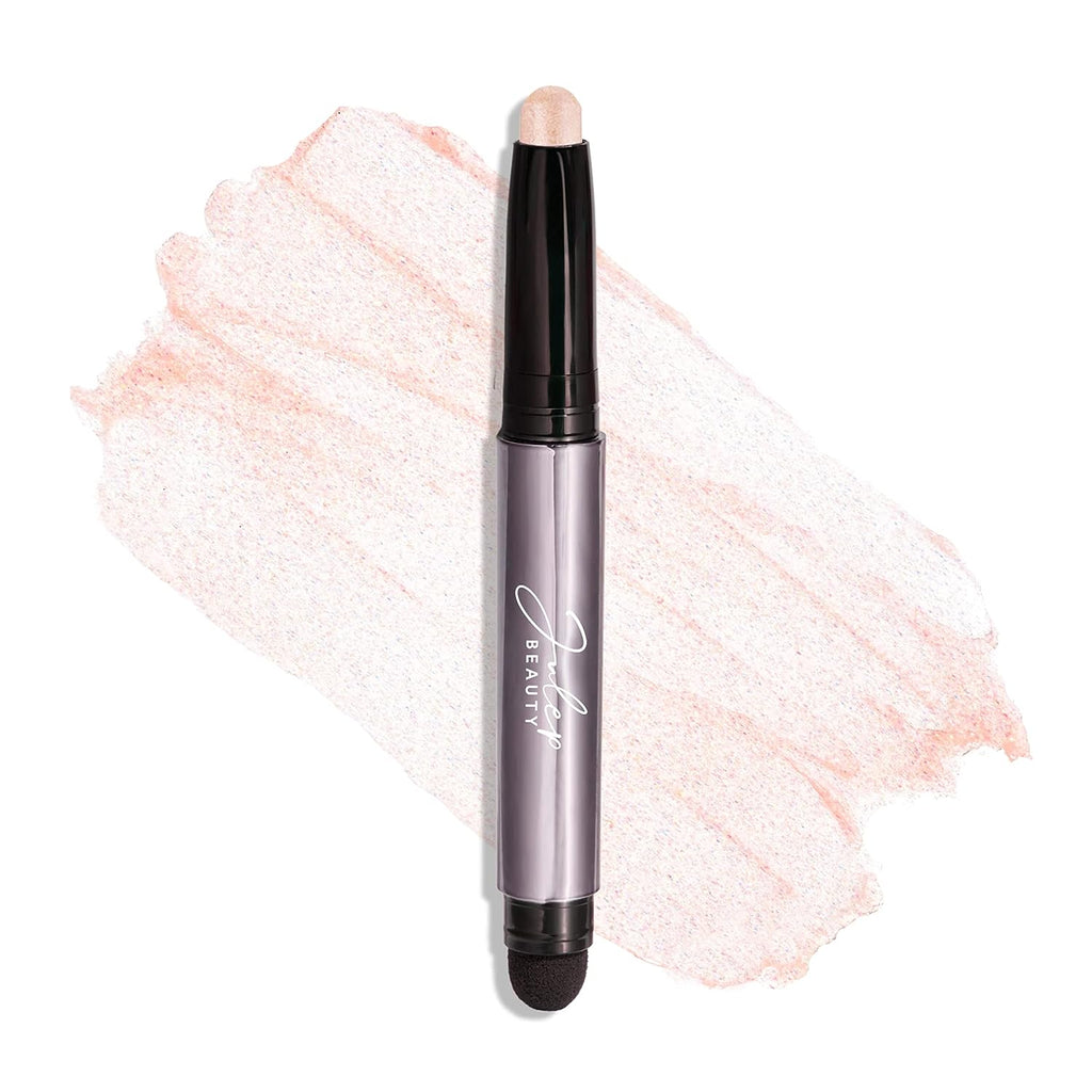 Julep Eyeshadow 101 Crème to Powder Waterproof Glitter Eyeshadow Stick, Blush Pink Sheer Metallic