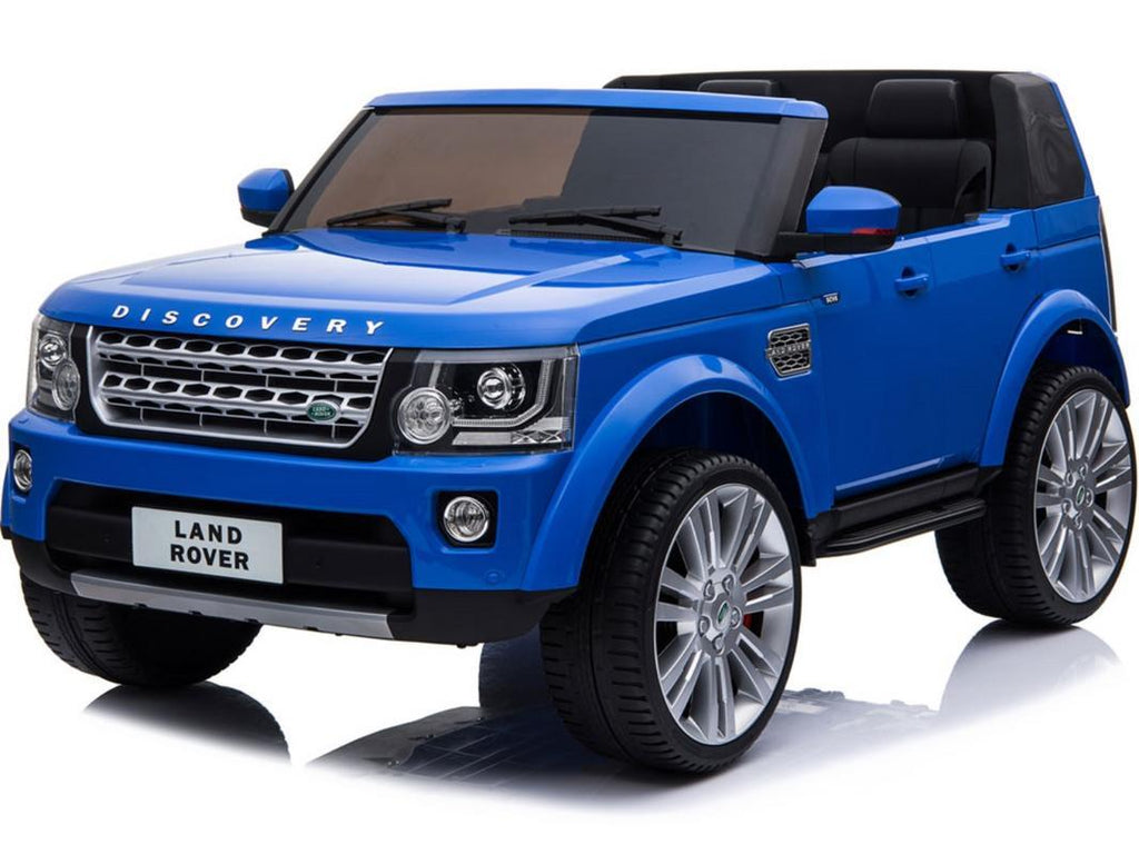 Land Rover Discovery 12v Kids Battery Powered Car 2 Seater Blue (2.4ghz RC)