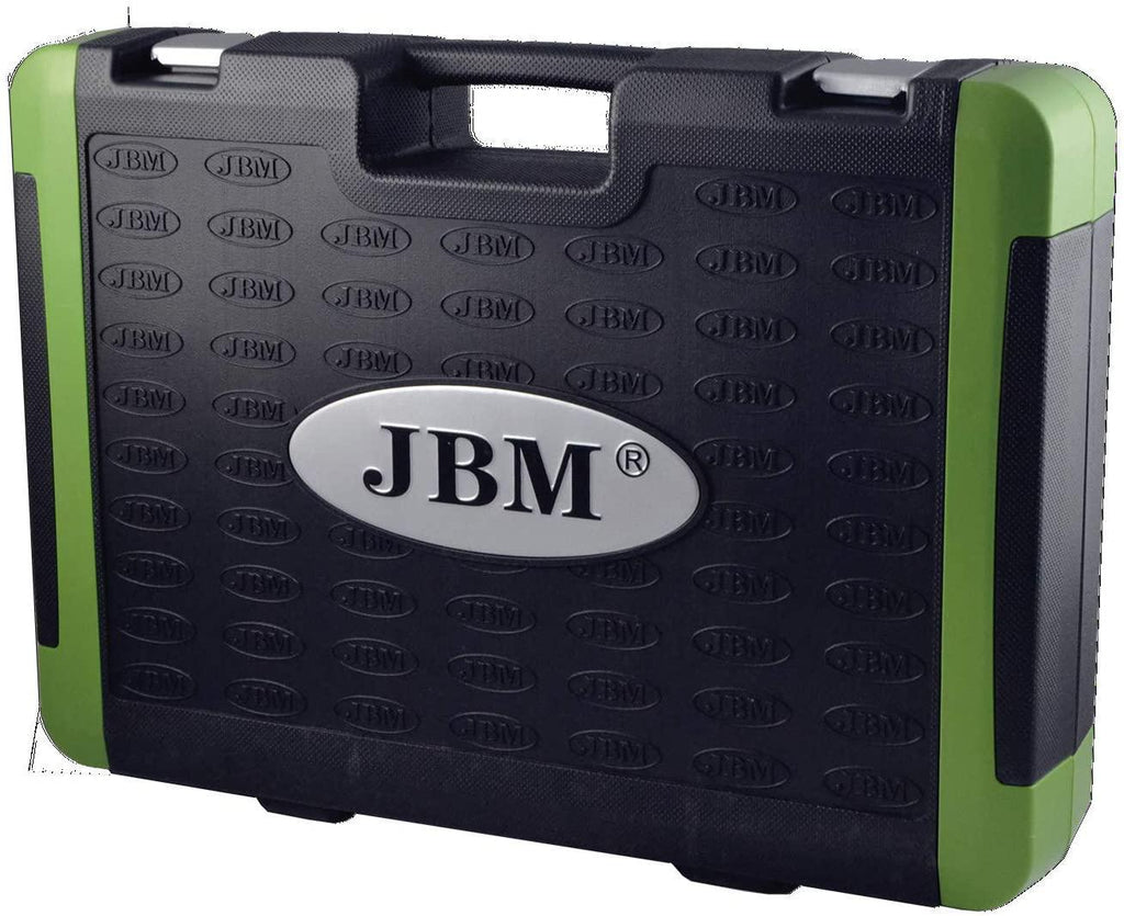 JBM 52840 216 Piece Hexagonal Socket Set, Including 3 Totx Sockets with Ergonomic Handle and Extension, 3/8 Inch Tools