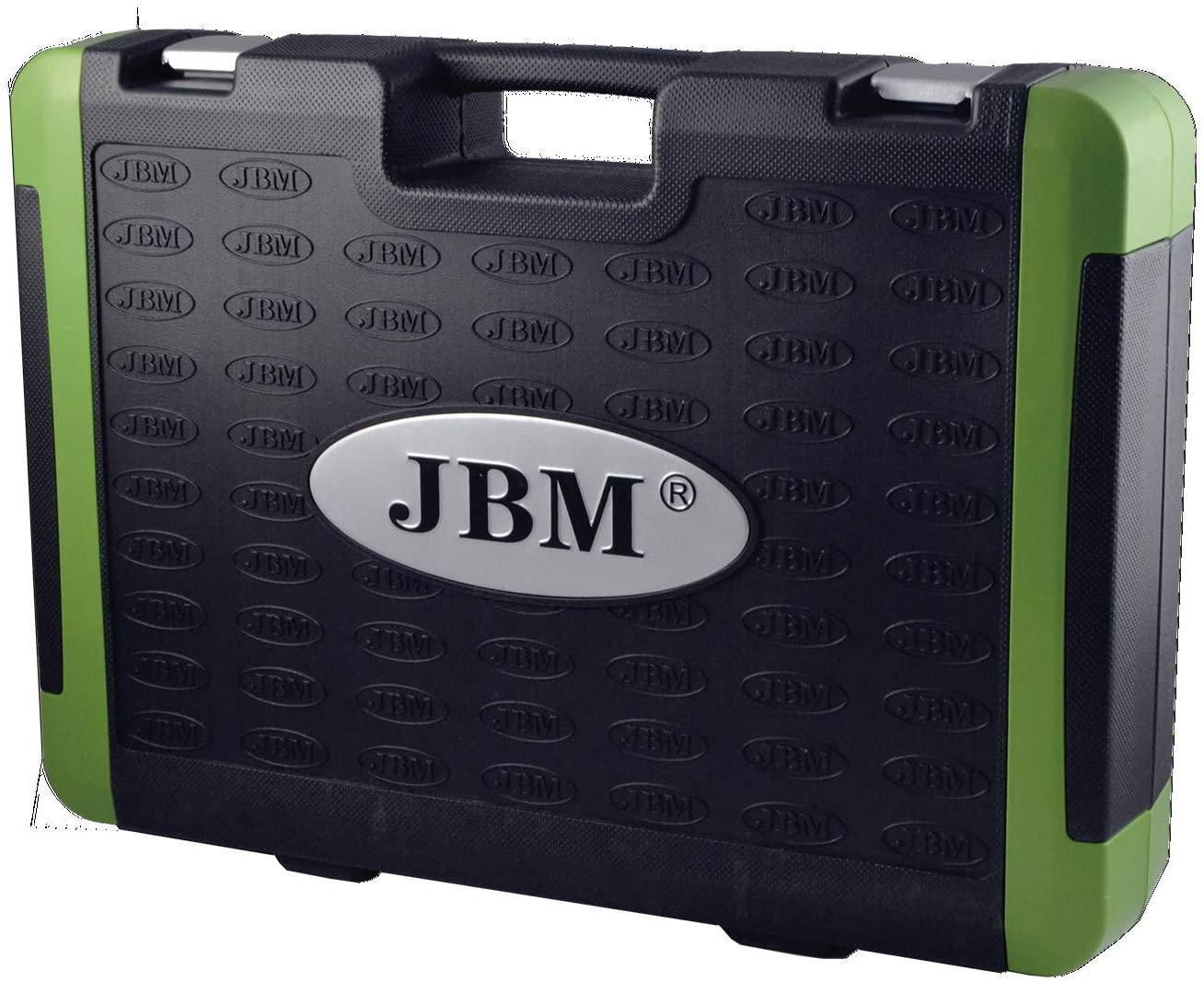 JBM 52840 216 Piece Hexagonal Socket Set, Including 3 Totx Sockets with Ergonomic Handle and Extension, 3/8 Inch Tools