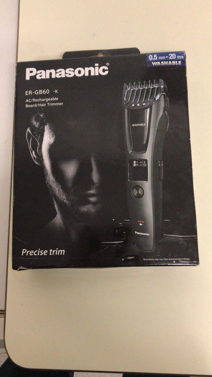 Panasonic ER-GB60 Cordless Trimmer - Black/Grey