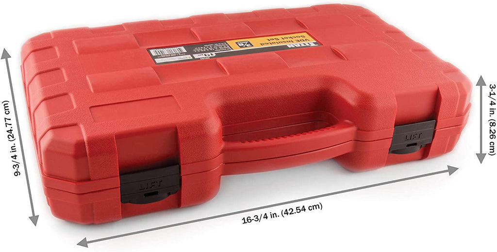 68100 19Piece 3/8" Drive VDE Insulated Socket Set