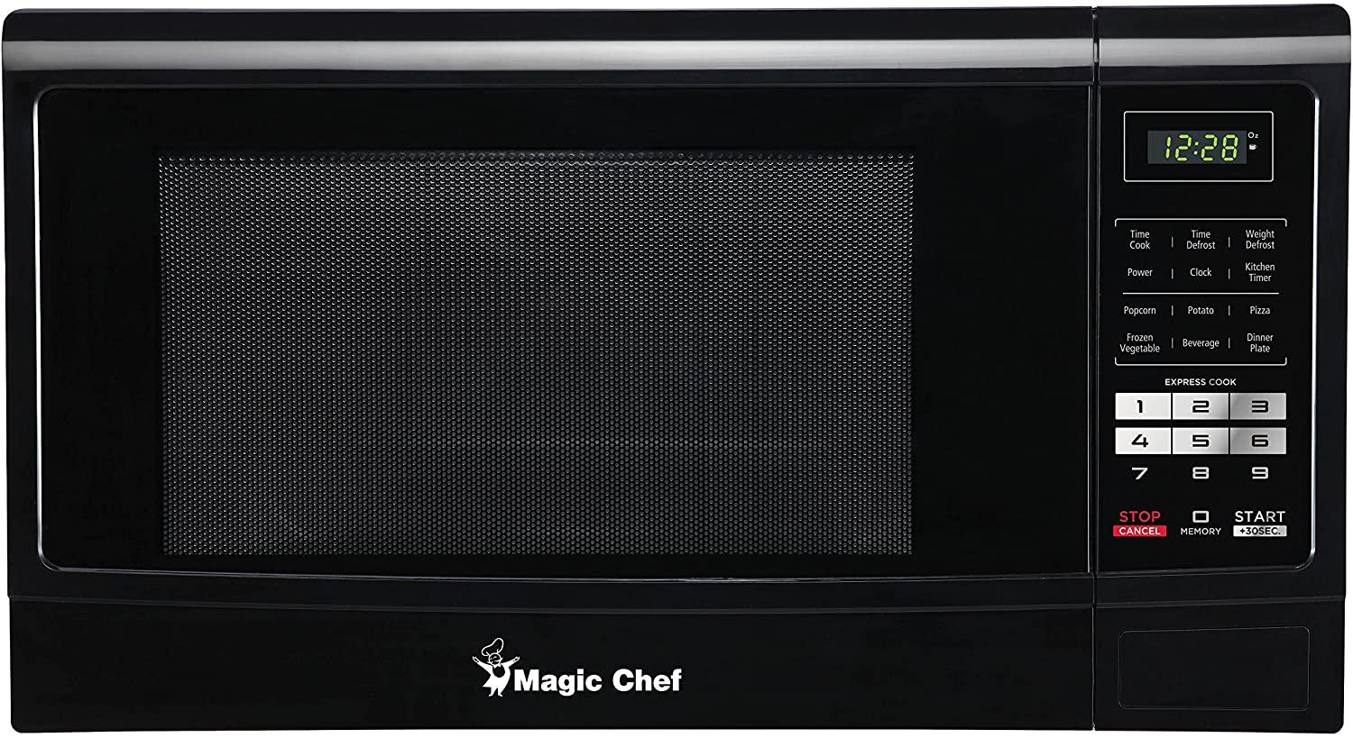Magic Chef MCM1611B 1100W Oven, 1.6 cu. ft, Black Microwave
