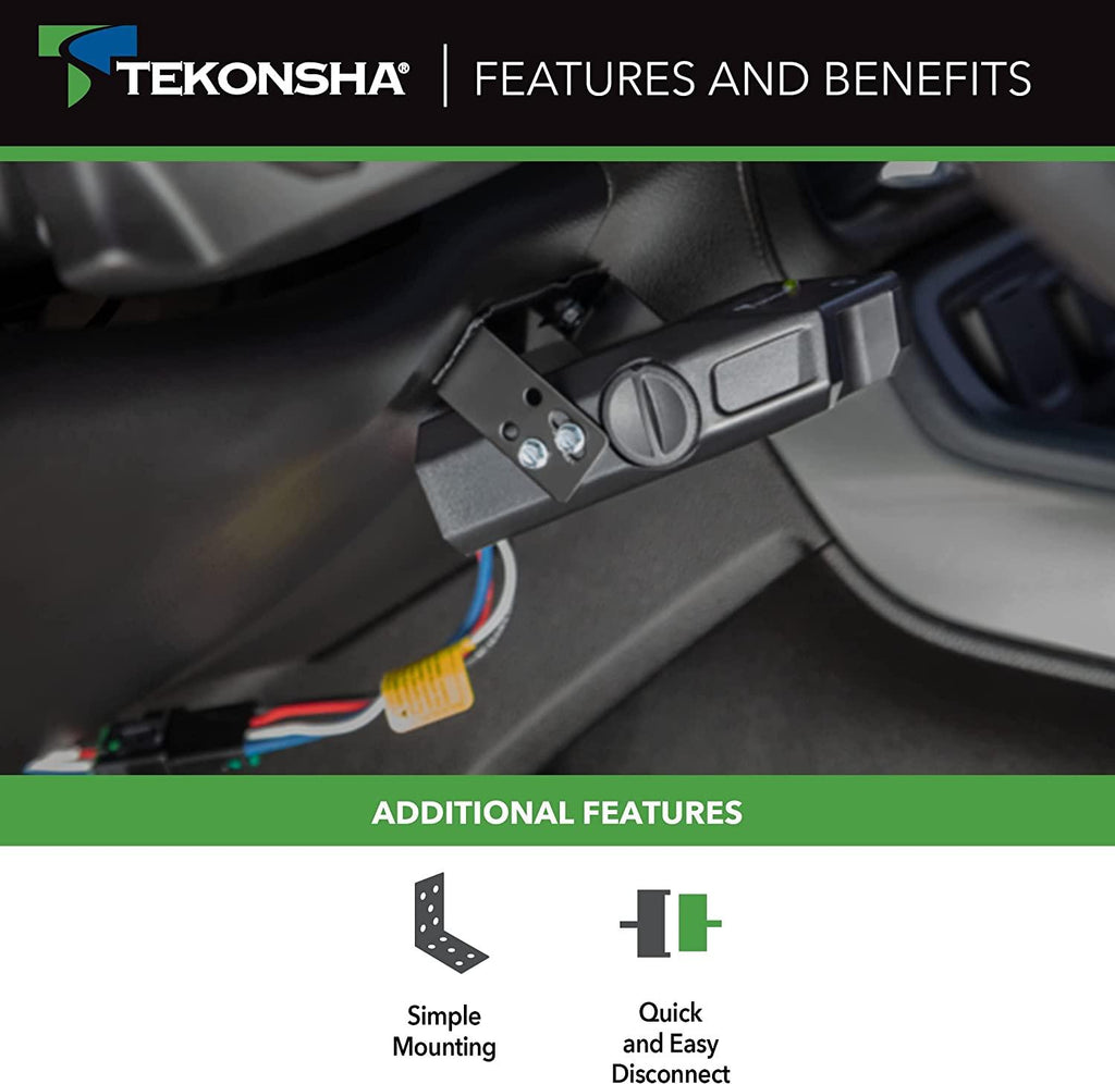 Tekonsha 9030 Voyager Electronic Brake Control , Black
