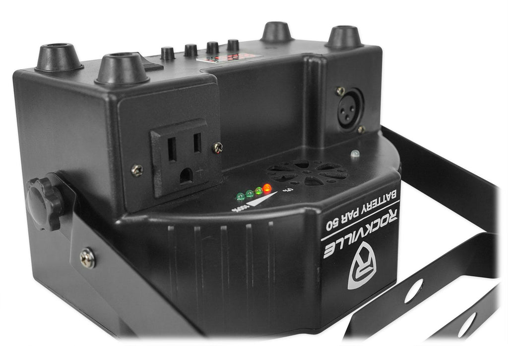Chauvet DJ Nimbus Dry Ice Fog Machine Fogger+DJ Facade+2) Battery Par Lights
