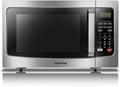 Toshiba  EM131A5C-SS Microwave Oven with Smart Sensor, Easy Clean Interior, ECO Mode and Sound On/Off, 1.2 Cu.ft, 1100W,  Steel (Renewed)