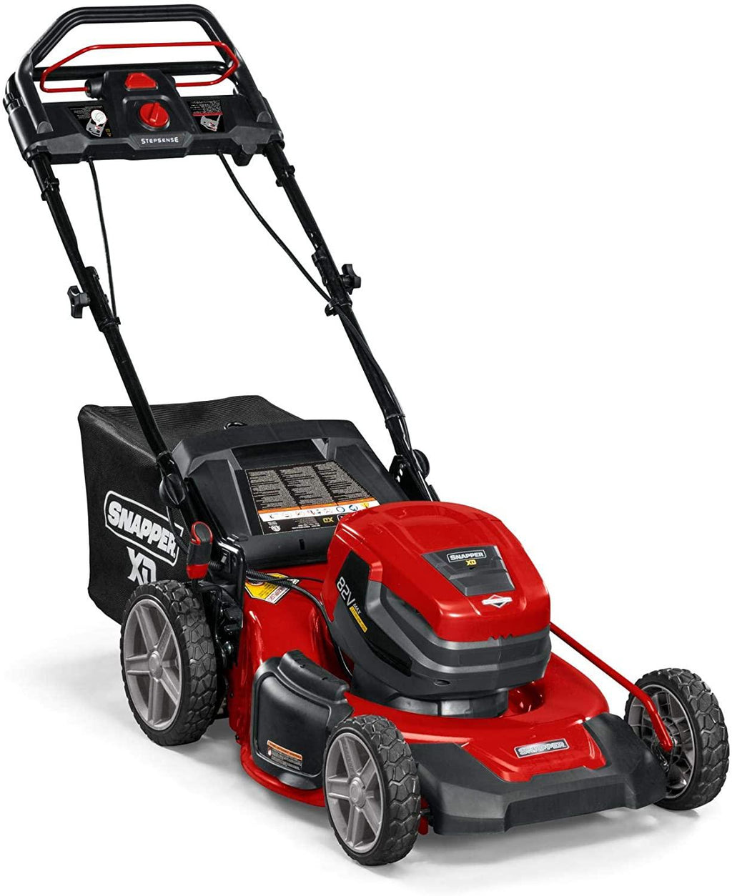 Snapper XD 82V MAX Step Sense Cordless Electric 21-Inch Lawn Mower Kit with (2) 2.0 Batteries and (1) Rapid Charger