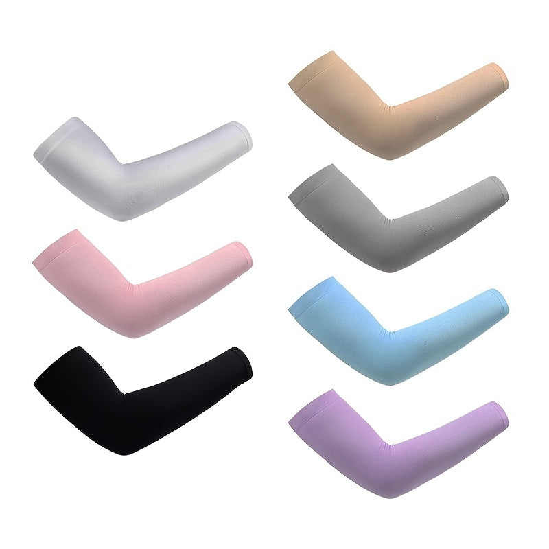 Stay Cool And Protected In The Sun With These UV Protection Compression Arm Sleeves!
