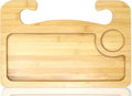 EcoNour 2 in 1 Car Steering Wheel Tray | Car Lap Desk for Convenient Working | Bamboo Trays for Eating | Interior Accessories for Truck Drivers | Lightweight Wooden Tray for Car with Easy Storage
