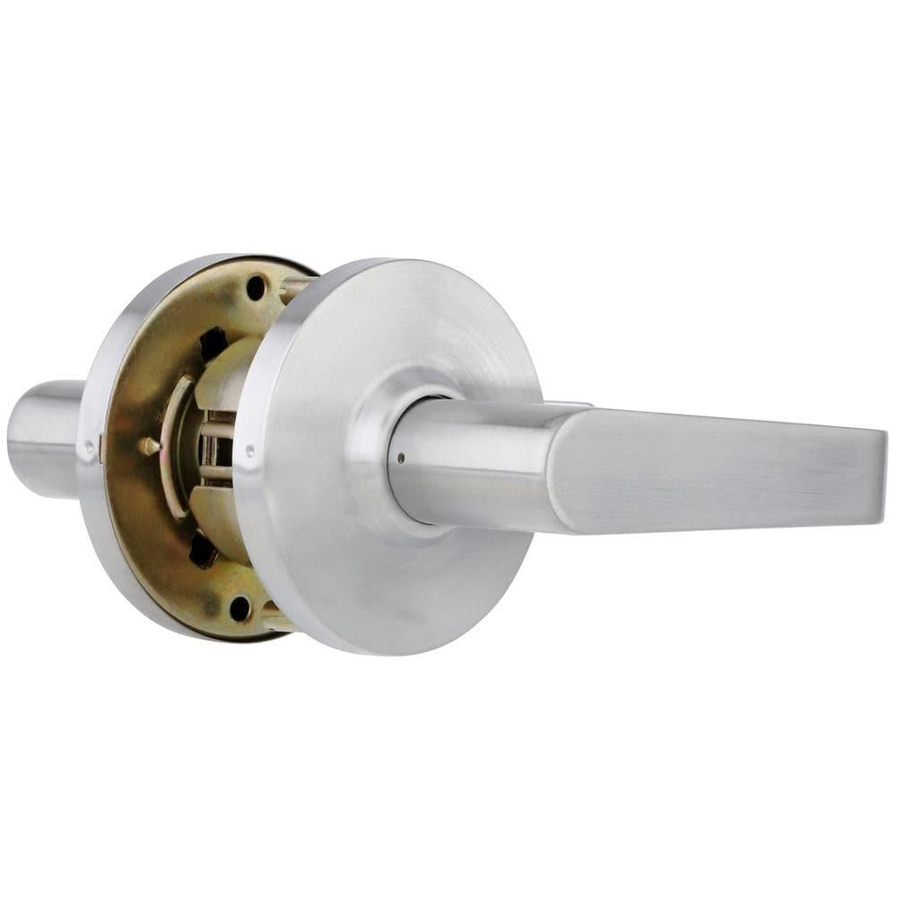 Commercial 2-3/4 in. Satin Chrome Heavy Duty PassaHall/Closet Door Lever