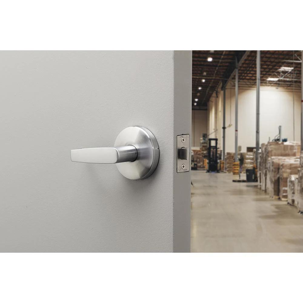 Commercial 2-3/4 in. Satin Chrome Heavy Duty PassaHall/Closet Door Lever