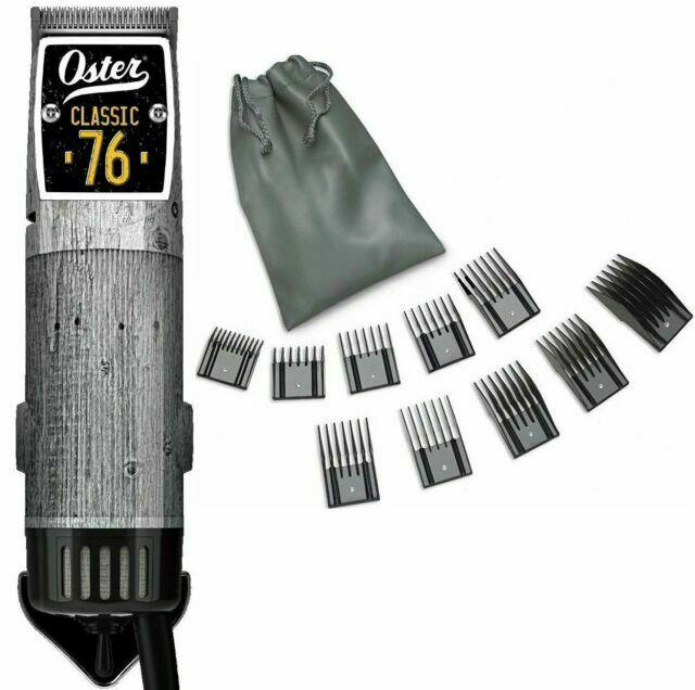 Oster Classic 76 Driftwood Limited Edition Hair Clipper 10 PC Comb Set