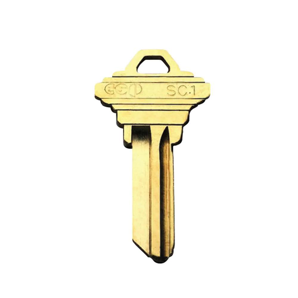 Brass Mortise Entry Gate Right Hand Door Lock Set with 2.5 in. Backset and 2 SC1 Keys