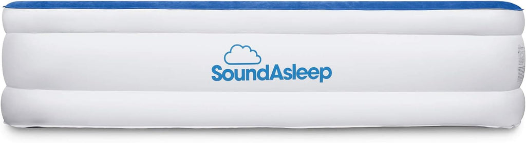 SoundAsleep Dream Series Luxury Air Mattress with ComfortCoil Technology &amp; Built-in High Capacity Pump for Home &amp; Camping- Double Height, Adjustable, Inflatable Blow Up, Portable - Queen Size