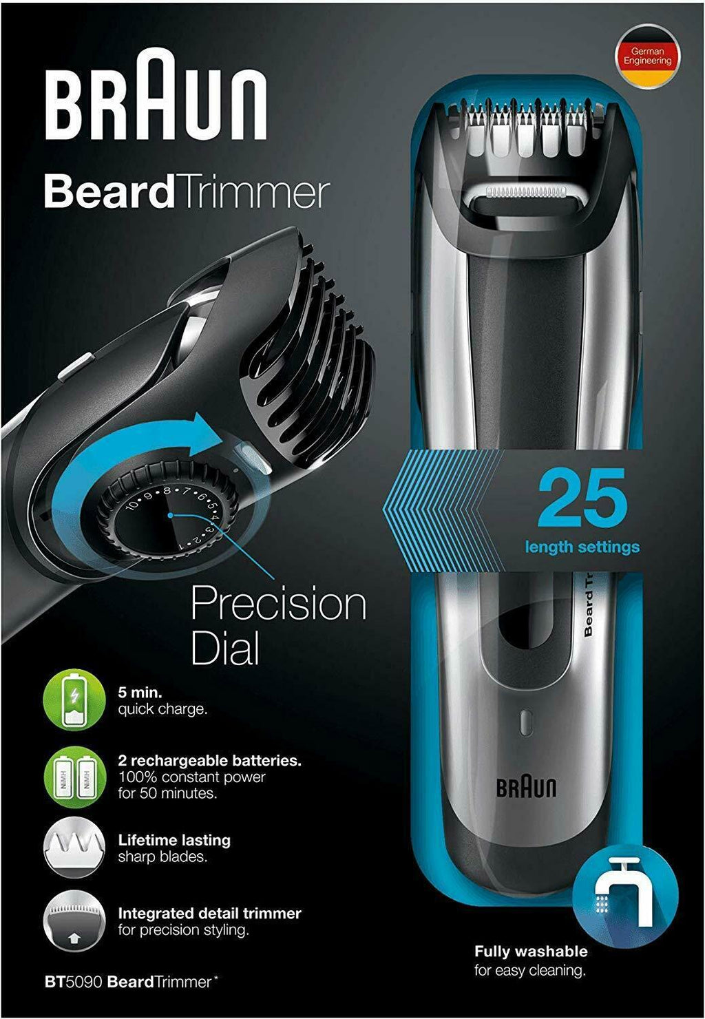 Beard Trimmer Braun BT5090 for Men Best Beard Trimmer Lowest Price