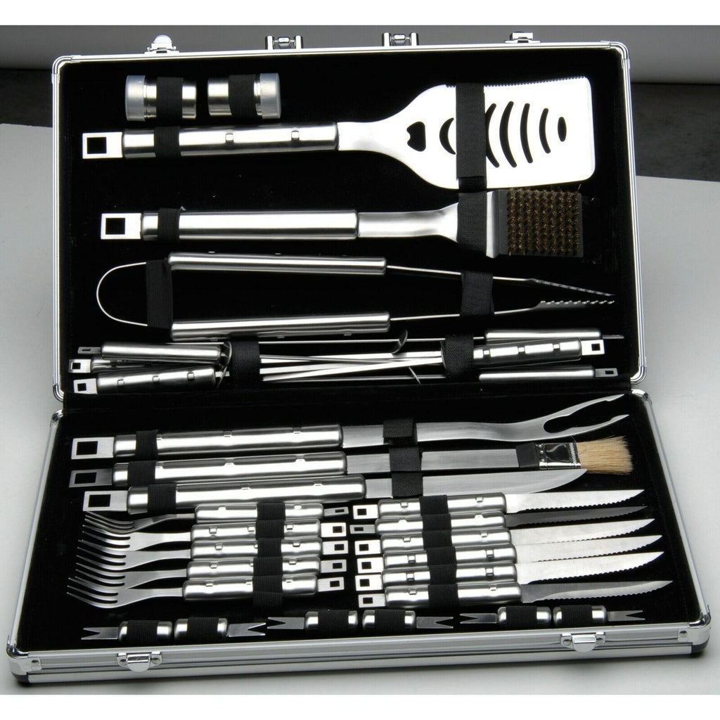 Cubo 33pc BBQ Set, Essentials - Silver Silver