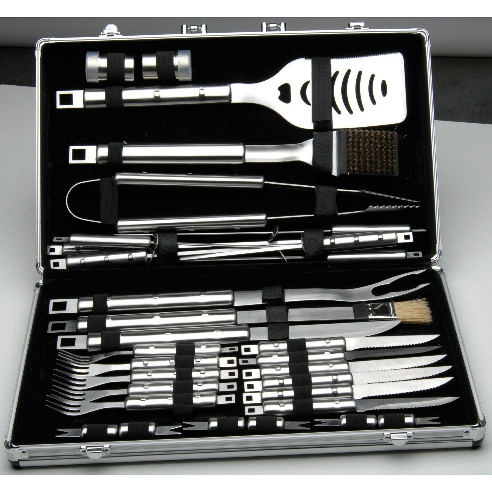 Cubo 33pc BBQ Set, Essentials - Silver Silver