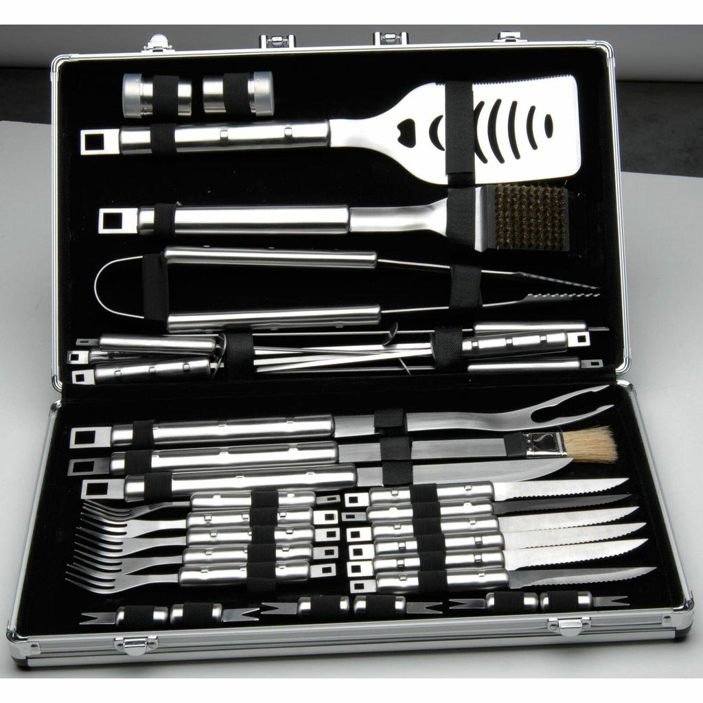 Cubo 33pc BBQ Set, Essentials - Silver Silver