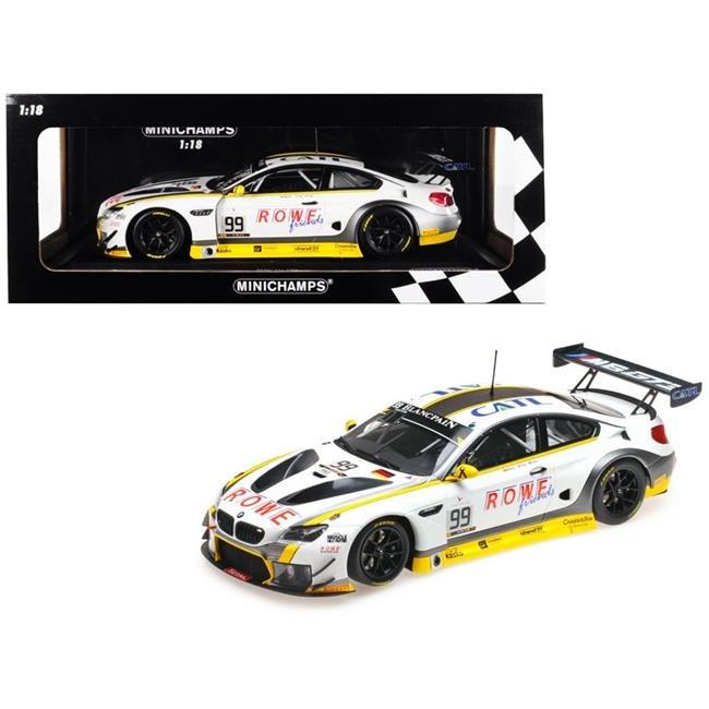 Minichamps 155162699 2016 BMW M6 GT3 No.99 , Eng &amp; Sims Winners 24 Hours SPA Limited Edition 1 by 18 Diecast Model Car - 400 Piece